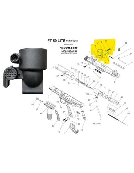 FT50 LITE - Feed Elbow...