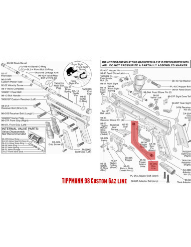 TIPPMANN 98 Custom Gaz line-11695