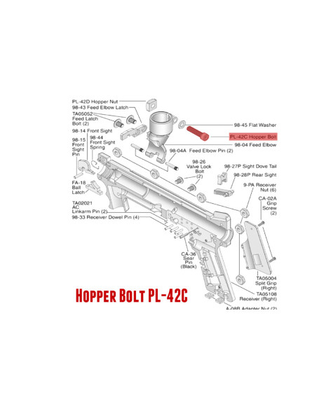 Vis de Feeder Tippmann 98-...