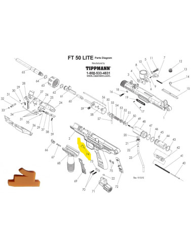 Tippmann FT50 Ball latch - 11650