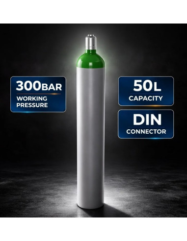 Bouteille Tampon 50 Litres 300 bars +...