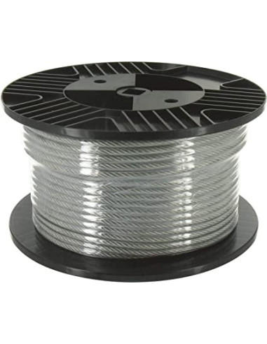 Cable Acier 3mm Gainé 5mm Enduit PVC...