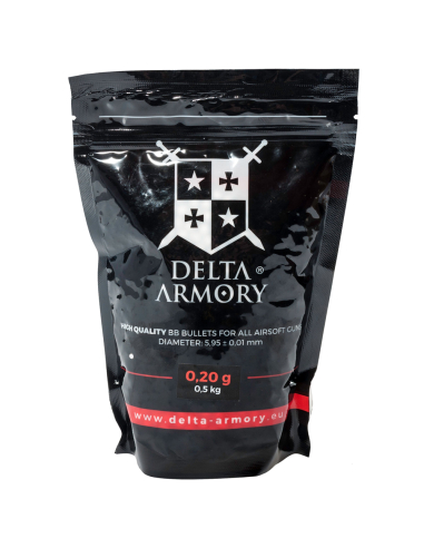 Billes Airsoft 0.20gr Blanche - Delta...