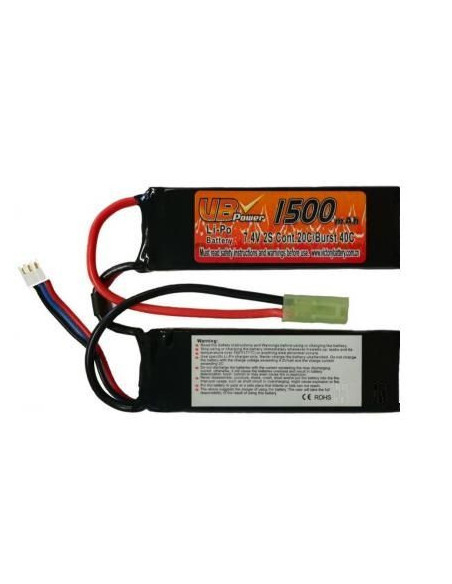 Batterie Li-Po 7.4V 1500...