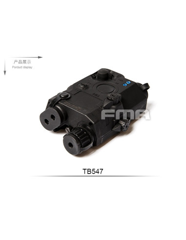 Boitier PEQ15 LA5 + laser Vert - Noir...
