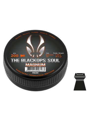 Plombs 5.5 mm The Black Ops Soul...