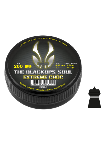 Plombs 5.5 mm The Black Ops Soul...