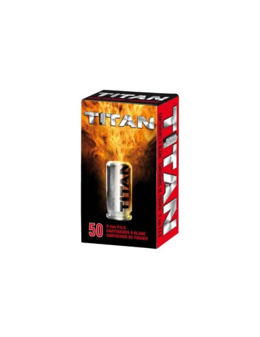 Munition à blanc 9mm PAK - Titan -...