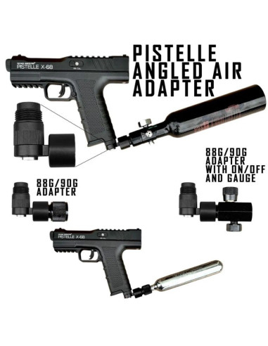 Adaptateur HPA Pistelle X68 Angled...