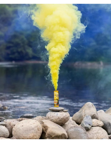 Fumigene Goupille 1 minute Jaune - Duke