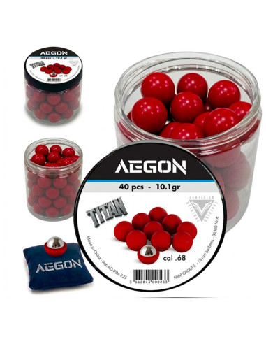 Billes TITAN ABS avec Coeur Acier 10...